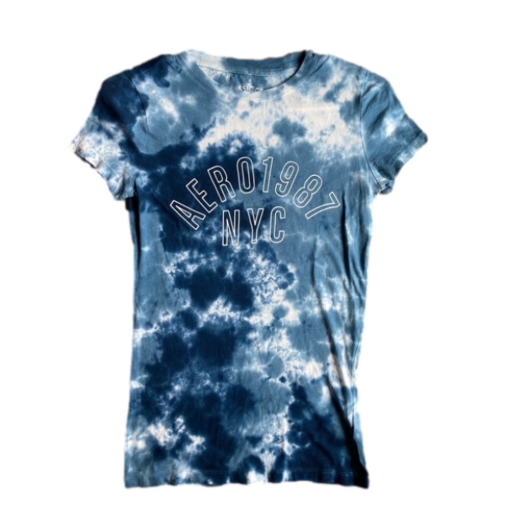 Aeropostale Small 100% Cotton Tie-Dye Shirt